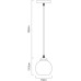 Подвесной светильник Miraggio A3215SP-1BK Arte Lamp