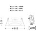 Точечный светильник Accento A3217PL-1BK Arte Lamp