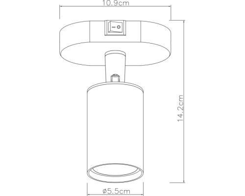 Спот Aquarius A3226AP-1BK Arte Lamp Спот Aquarius A3226AP-1BK Arte Lamp