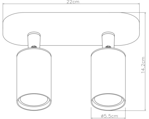 Спот Aquarius A3226PL-2WH Arte Lamp Спот Aquarius A3226PL-2WH Arte Lamp