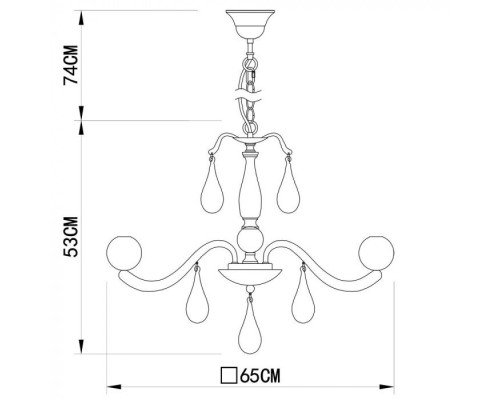 Подвесная люстра Sigma A3229LM-8WH Arte Lamp Подвесная люстра Sigma A3229LM-8WH Arte Lamp