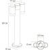 Наземный светильник Mistero A3302PA-2BK Arte Lamp