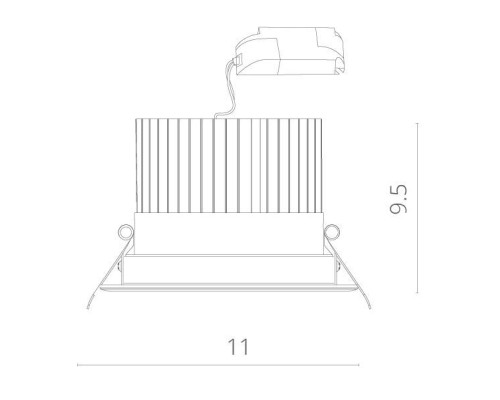 Точечный светильник Apertura A3310PL-1WH Arte Lamp Точечный светильник Apertura A3310PL-1WH Arte Lamp