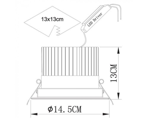 Точечный светильник Apertura A3315PL-1WH Arte Lamp Точечный светильник Apertura A3315PL-1WH Arte Lamp
