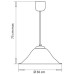 Подвесной светильник Cucina A3320SP-1WH Arte Lamp