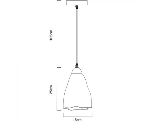 Подвесной светильник Canzone A3469SP-1CC Arte Lamp Подвесной светильник Canzone A3469SP-1CC Arte Lamp