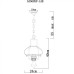 Подвесной светильник Armstrong A3560SP-1AB Arte Lamp