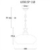 Подвесной светильник Armstrong A3561SP-1AB Arte Lamp