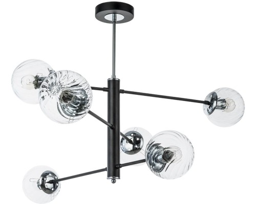 Потолочная люстра Segin A3566PL-6BK Arte Lamp Потолочная люстра Segin A3566PL-6BK Arte Lamp