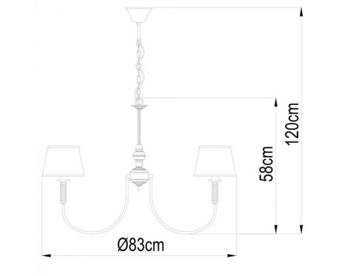 Подвесная люстра Alice A3579LM-8AB Arte Lamp Подвесная люстра Alice A3579LM-8AB Arte Lamp