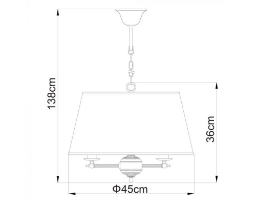 Подвесная люстра Alice A3579SP-3AB Arte Lamp Подвесная люстра Alice A3579SP-3AB Arte Lamp