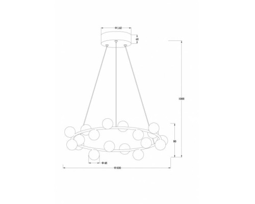 Подвесная люстра Dexter A3619SP-18BK Arte Lamp Подвесная люстра Dexter A3619SP-18BK Arte Lamp