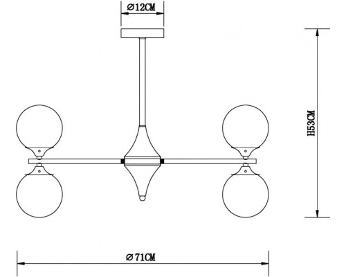 Потолочная люстра Mimosa A3649PL-10PB Arte Lamp Потолочная люстра Mimosa A3649PL-10PB Arte Lamp