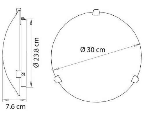 Настенно-потолочный светильник Plain A3720PL-2CC Arte Lamp Настенно-потолочный светильник Plain A3720PL-2CC Arte Lamp