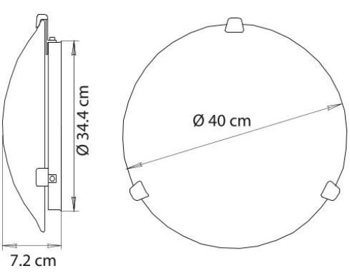 Настенно-потолочный светильник Plain A3720PL-3CC Arte Lamp Настенно-потолочный светильник Plain A3720PL-3CC Arte Lamp