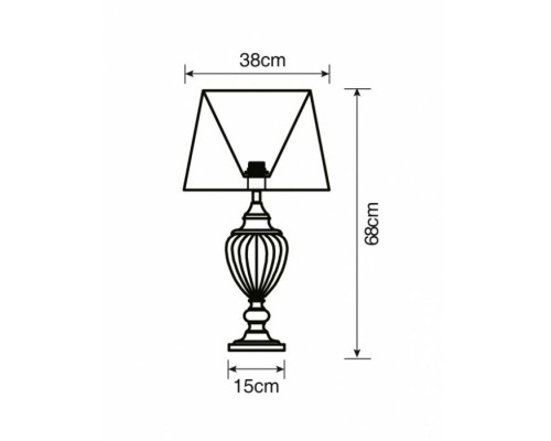 Настольная лампа Superb A3752LT-1WH Arte Lamp Настольная лампа Superb A3752LT-1WH Arte Lamp