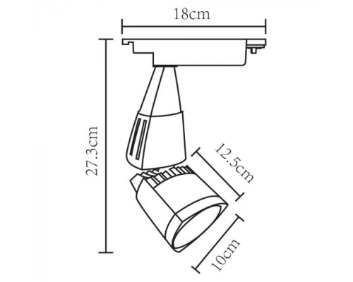 Трековый светильник Lynx A3830PL-1WH Arte Lamp Трековый светильник Lynx A3830PL-1WH Arte Lamp