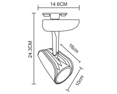 Трековый светильник Lynx A3930PL-1WH Arte Lamp Трековый светильник Lynx A3930PL-1WH Arte Lamp