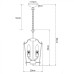 Подвесная люстра Sandro A3938SP-4CC Arte Lamp