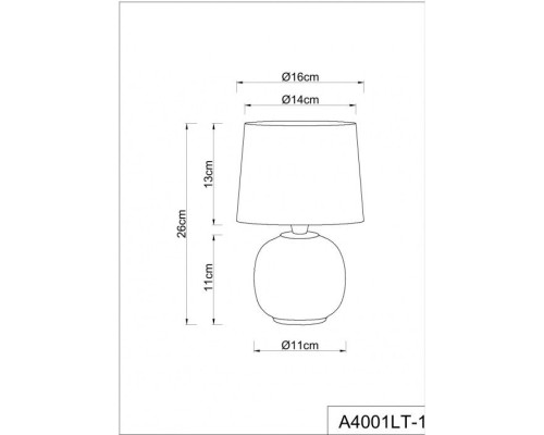 Настольная лампа Merga A4001LT-1GO Arte Lamp Настольная лампа Merga A4001LT-1GO Arte Lamp