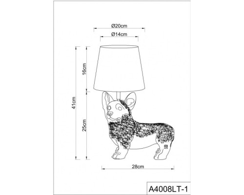 Настольная лампа Schedar A4008LT-1BK Arte Lamp Настольная лампа Schedar A4008LT-1BK Arte Lamp