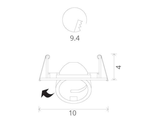 Точечный светильник Accento A4009PL-1BK Arte Lamp Точечный светильник Accento A4009PL-1BK Arte Lamp