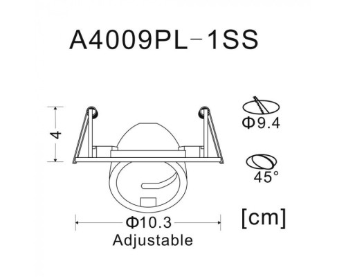 Точечный светильник Accento A4009PL-1SS Arte Lamp Точечный светильник Accento A4009PL-1SS Arte Lamp