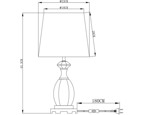 Настольная лампа Musica A4025LT-1PB Arte Lamp Настольная лампа Musica A4025LT-1PB Arte Lamp