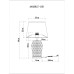 Настольная лампа Murano A4029LT-1GO Arte Lamp