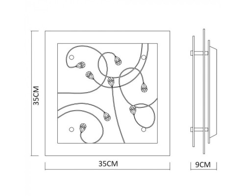 Потолочный светильник Tiana A4042PL-2CC Arte Lamp Потолочный светильник Tiana A4042PL-2CC Arte Lamp