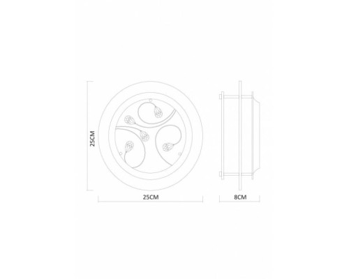 Потолочный светильник Tiana A4043PL-1CC Arte Lamp Потолочный светильник Tiana A4043PL-1CC Arte Lamp