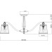 Потолочная люстра Talitha A4047PL-8CC Arte Lamp
