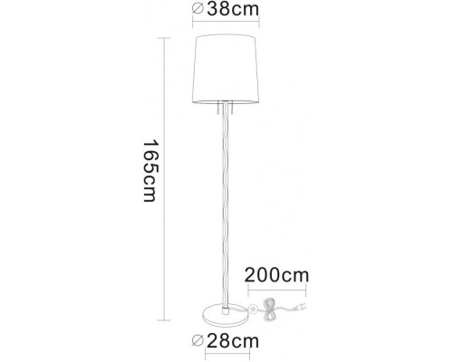 Торшер Wasat A4048PN-1CC Arte Lamp Торшер Wasat A4048PN-1CC Arte Lamp