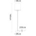 Торшер Wasat A4048PN-1CC Arte Lamp