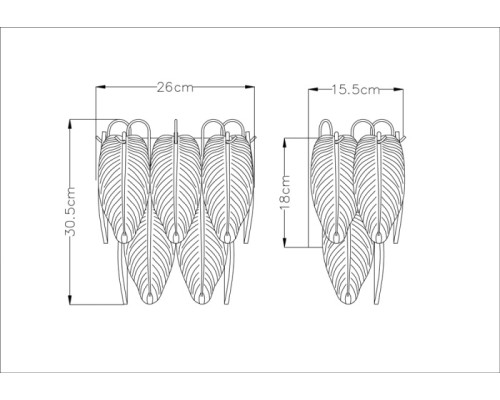 Настенный светильник Evie A4052AP-2SG Arte Lamp Настенный светильник Evie A4052AP-2SG Arte Lamp