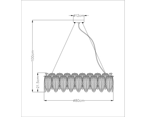 Подвесная люстра Evie A4052SP-12SG Arte Lamp Подвесная люстра Evie A4052SP-12SG Arte Lamp