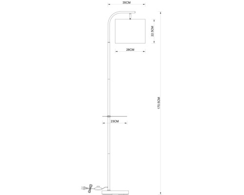 Торшер Connor A4053PN-1BK Arte Lamp Торшер Connor A4053PN-1BK Arte Lamp