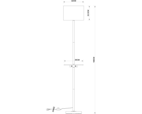 Торшер Combo A4056PN-1WH Arte Lamp Торшер Combo A4056PN-1WH Arte Lamp