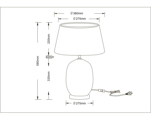 Интерьерная настольная лампа Sarin A4061LT-1CC Arte Lamp Интерьерная настольная лампа Sarin A4061LT-1CC Arte Lamp