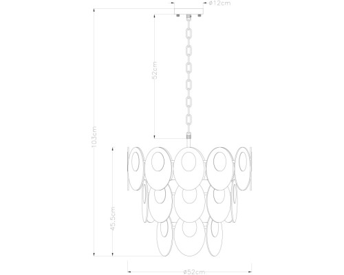 Подвесная люстра Rosabella A4067LM-7CC Arte Lamp Подвесная люстра Rosabella A4067LM-7CC Arte Lamp