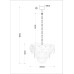 Подвесная люстра Kapri A4078LM-6GO Arte Lamp