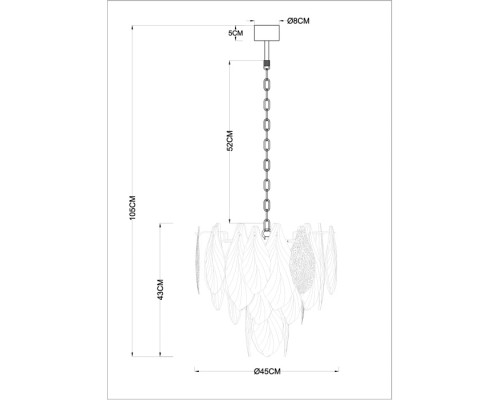 Подвесная люстра Felicita A4080LM-6GO Arte Lamp Подвесная люстра Felicita A4080LM-6GO Arte Lamp