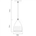 Подвесной светильник Lucido A4081SP-1SS Arte Lamp