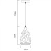 Подвесной светильник Lucido A4083SP-1SS Arte Lamp