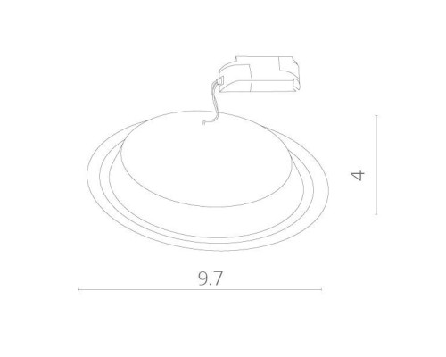 Точечный светильник Raggio A4106PL-1WH Arte Lamp