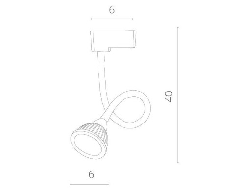 Трековый светильник Cercare A4107PL-1BK Arte Lamp Трековый светильник Cercare A4107PL-1BK Arte Lamp
