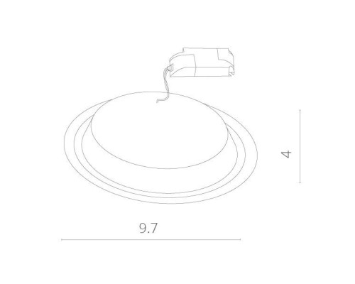 Точечный светильник Raggio A4205PL-1WH Arte Lamp
