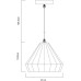 Подвесной светильник Imbuto A4281SP-1CL Arte Lamp
