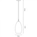 Подвесной светильник Bicchiere A4282SP-1CC Arte Lamp