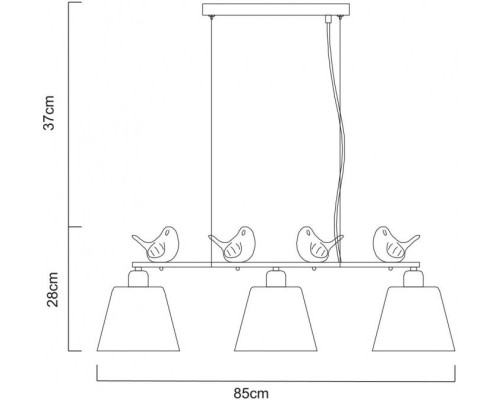 Подвесной светильник Passero A4289SP-3WH Arte Lamp Подвесной светильник Passero A4289SP-3WH Arte Lamp